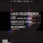 08. Dez: Rauschkollektiv - Lukas Freudenberger liebt Techno im Live Club
