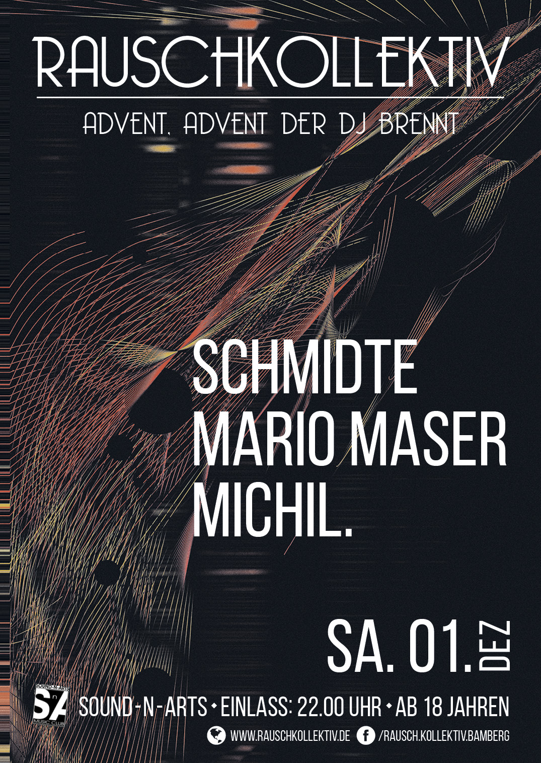 01. Dez: Rauschkollektiv - Advent Advent der DJ brennt