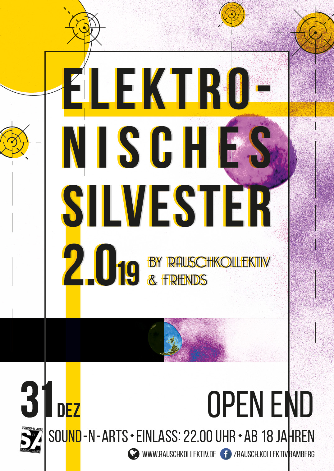 Mo 31. Dez: Elektronisches Silvester mit RK