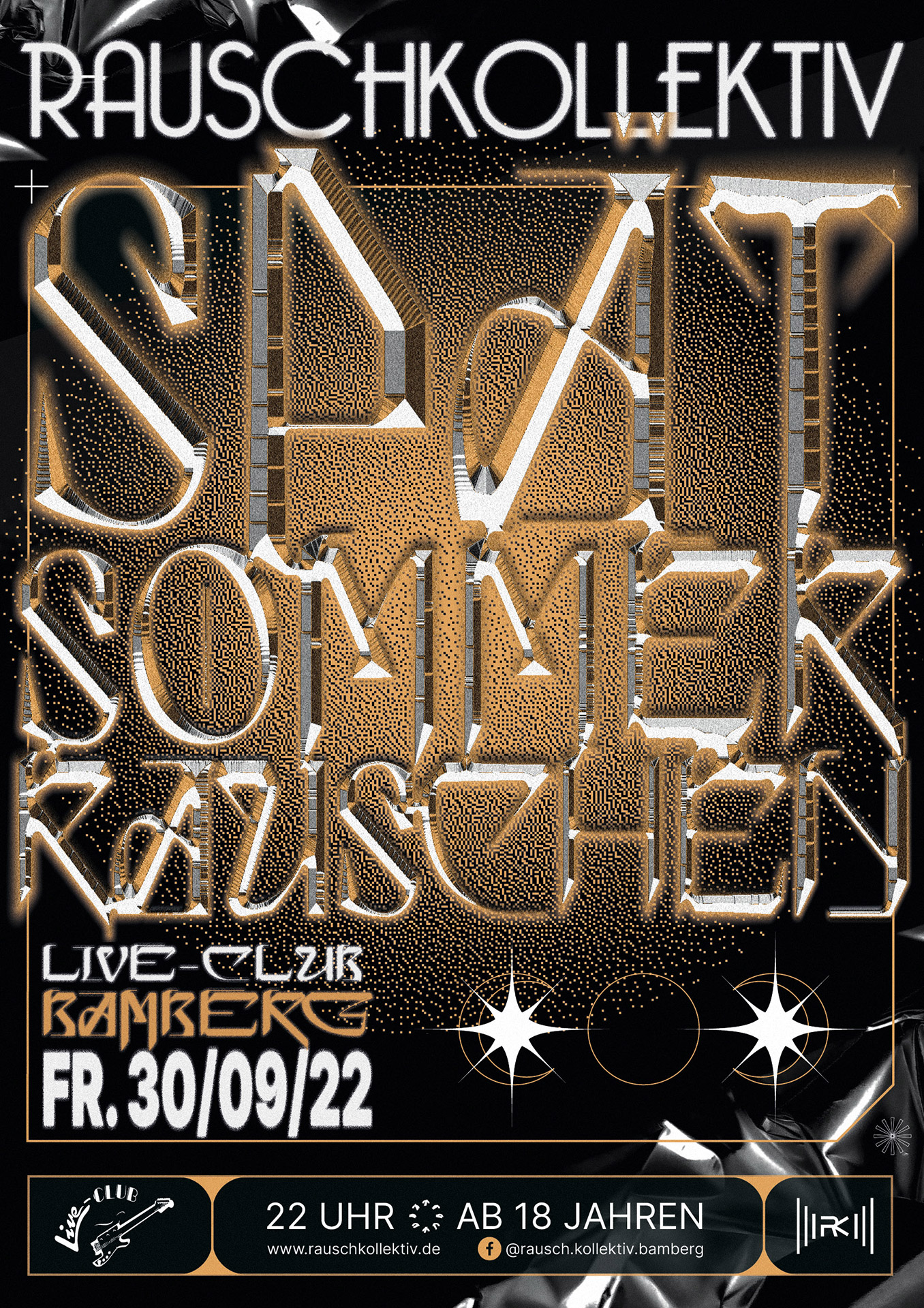 30. Sep 22: Rauschkollektiv Spätsommerrauschen @ Live Club Bamberg