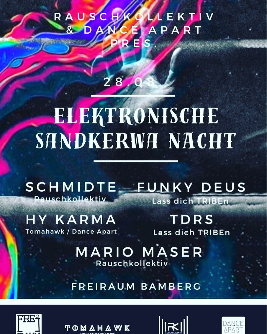 28. Aug 23: Elektronische Sandkerwa Nacht @ Freiraum