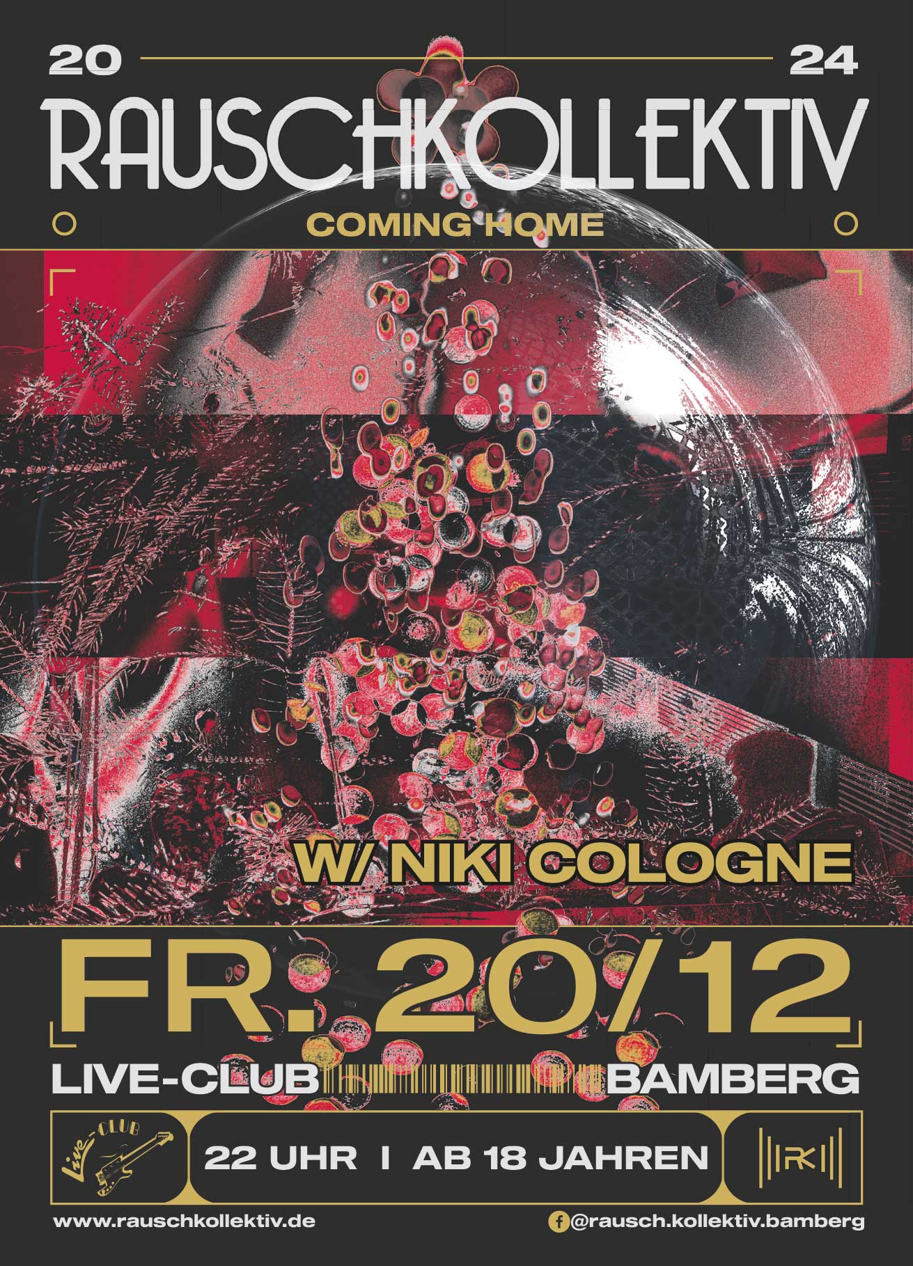 20. Dez 24: Rauschkollektiv || Coming Home @ Live-Club Bamberg