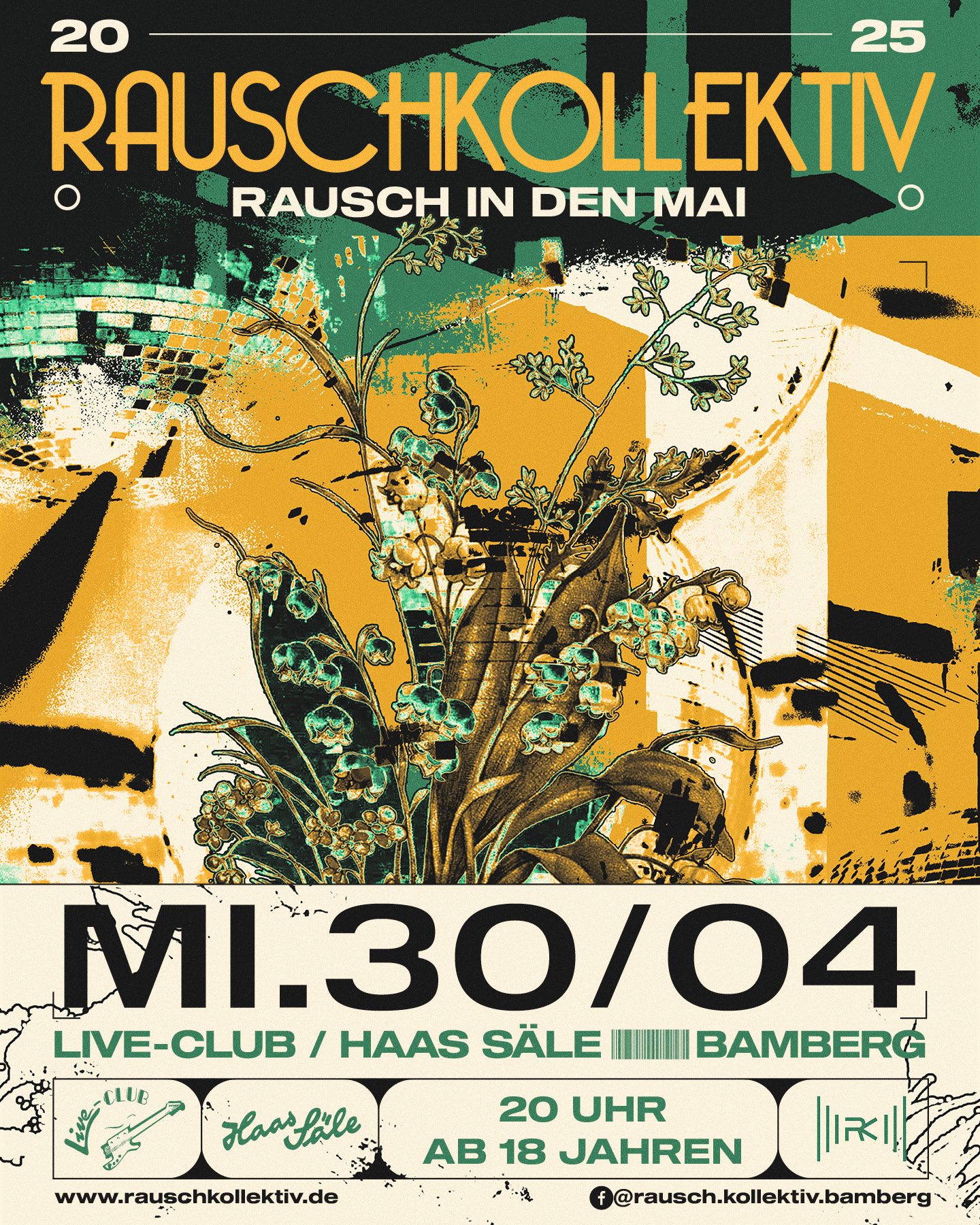 30. April 25: Rausch in den Mai @ Live-Club & Haas-Säle 🥳Jetzt Ticket sichern!🎉