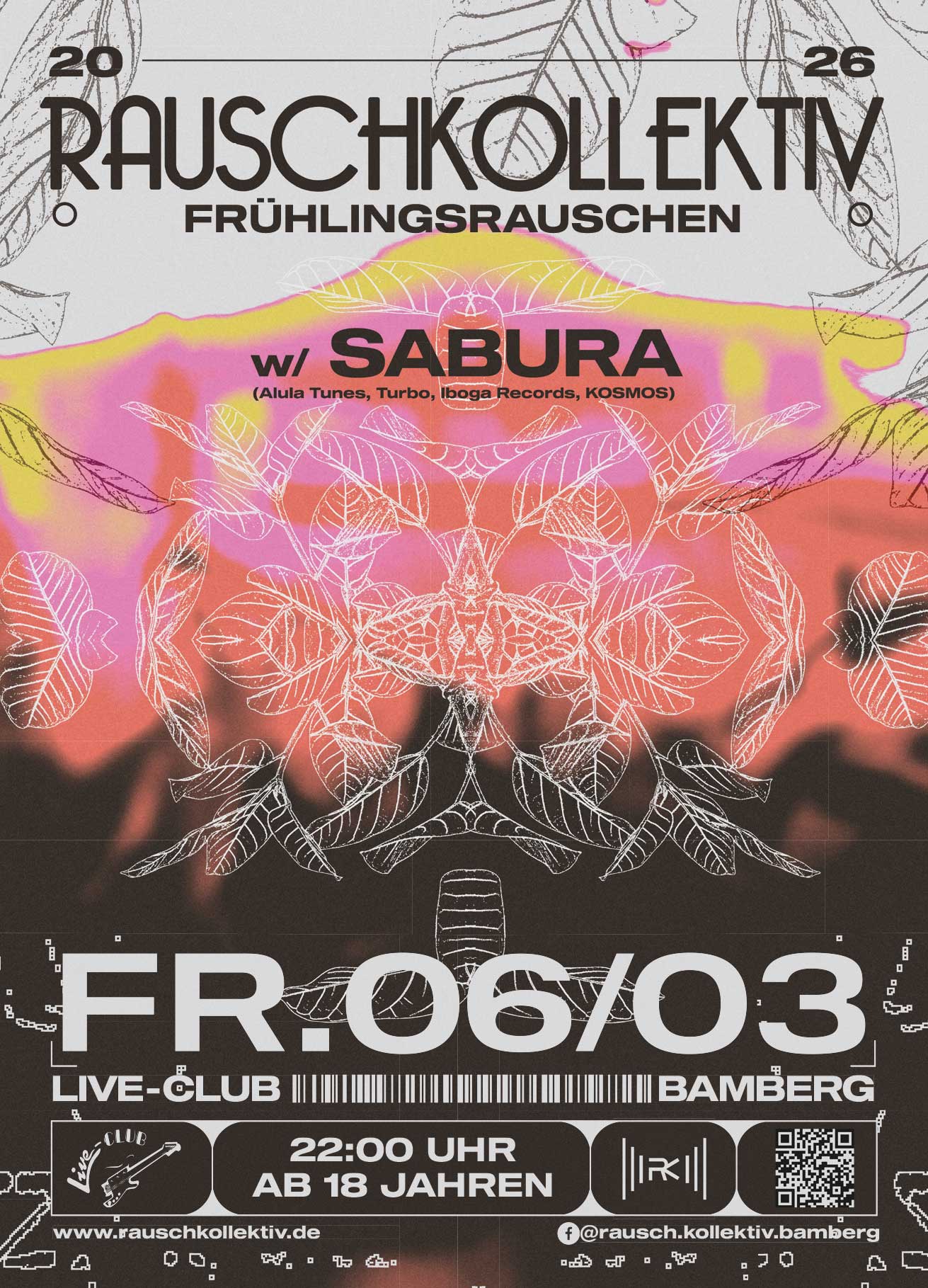 06 Mrz 26: Frühlingsrauschen w/ Sabura @ Live-Club